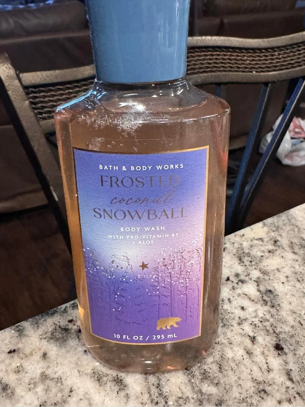 Bath & Body Works Frosted Coconut Snowball Body Wash - Blue and Purple